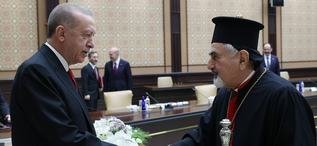 Cumhurbaşkanı Erdoğan, Dünya Süryani Katolik Patriği ve heyetini kabul etti